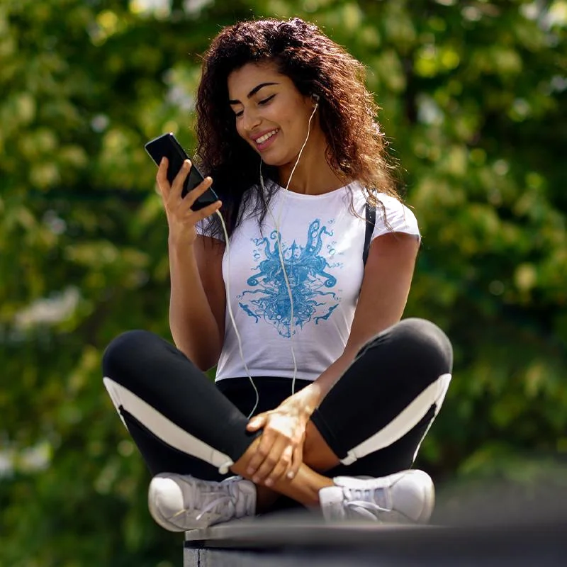 Shirt | Women | Raendna Dive | Weiß